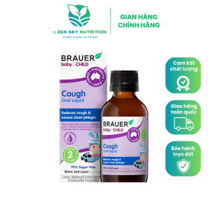 Siro ho dạng lỏng Brauer Baby & Child Cough Oral Liquid